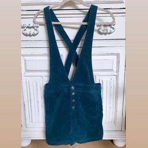 Corduroy overall jumper skirt